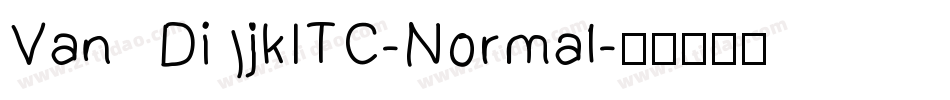 Van DijkITC-Normal字体转换
